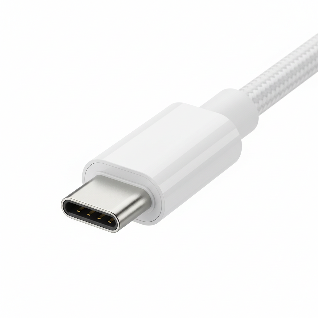 Zbliżenie na złącze USB-C